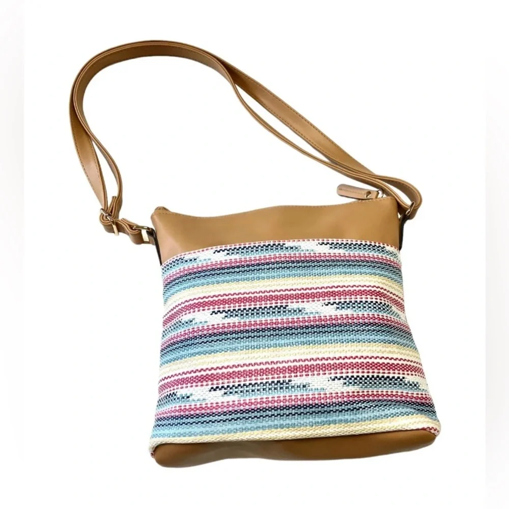 Multicolor Crossbody Purse Time and Tru Handbag - Picture 4 of 6